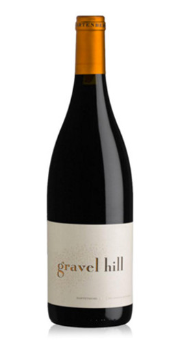 Bottle of Hartenberg Gravel Hill Shiraz, Stellenbosch 2019 red wine with dark fruit and pepper.