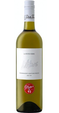 Bottle of La Petite Ferme Winemaker's Edition 'Wikus' Blend, Franschhoek 2019 wine with dark fruit and spice.
