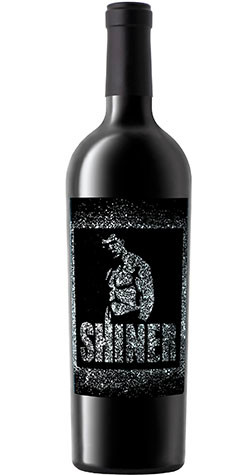 Bottle of Paserene 'Shiner' Red Blend, Western Cape NV wine with dark fruit and spice.