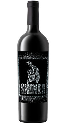 Bottle of Paserene 'Shiner' Red Blend, Western Cape NV wine with dark fruit and spice.