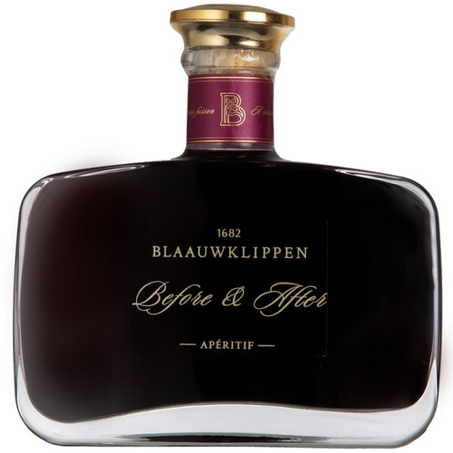 Bottle of Blaauwklippen Before & After Aperitif NV with rich fruit and spice.