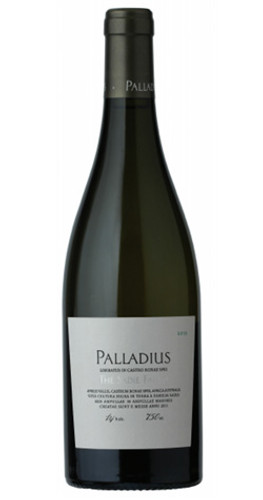 Bottle of Sadie Family Palladius White Blend, Coastal Region 2020 wine with citrus and floral notes.