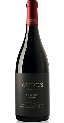 Bottle of Stony Brook Vineyards 'Ovidius' Tempranillo, Franschhoek 2020 red wine with dark fruit and spice.
