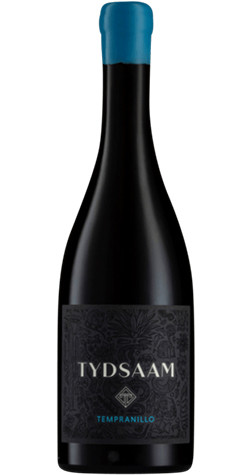 Bottle of Tempel Wines 'Tydsaam' Tempranillo, Wellington 2020 red wine with dark fruit and spice.