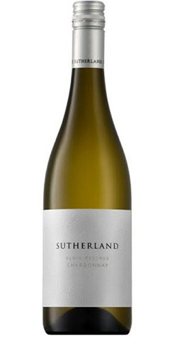 Bottle of Thelema 'Sutherland Chardonnay Reserve' Chardonnay, Elgin 2016 white wine with citrus and oak.