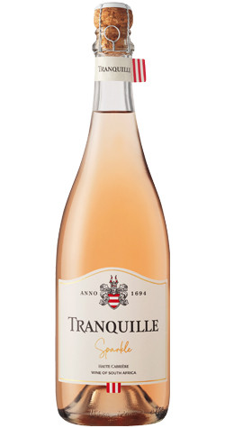 Bottle of Pierre Jordan Tranquille Sparkle, Western Cape NV sparkling wine with fresh berry and citrus notes.