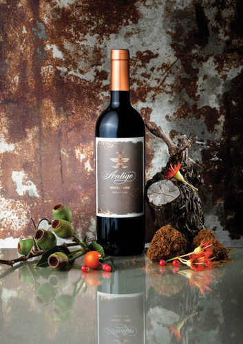 Bottle of Waterford 'Antigo' Red Blend, Stellenbosch 2020 wine with dark fruit and spice.