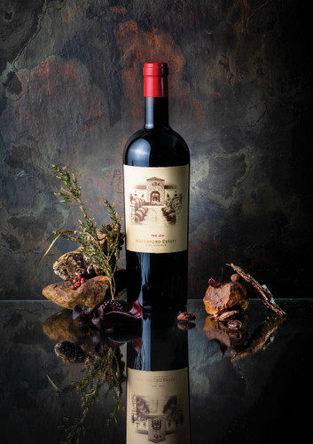 Bottle of Waterford Estate The Jem, Stellenbosch 2016 wine with dark fruit and spice.