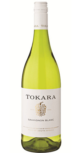 Bottle of Tokara Sauvignon Blanc, Western Cape 2023 white wine with tropical and citrus notes.