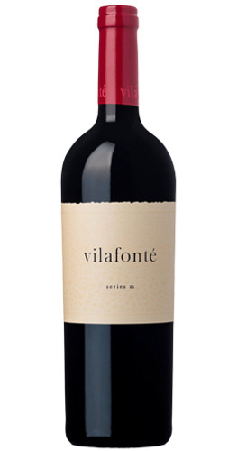 Bottle of Vilafonté Series M, Paarl 2019 red wine with dark fruit and spice.