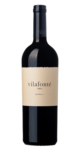 Vilafonte 'Series C' Red Blend 2021 from Paarl with notes of violet blossom, black plum and berries.