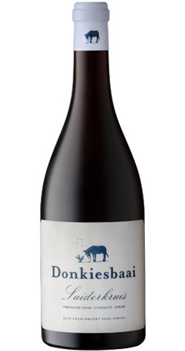 Bottle of Donkiesbaai 'Suiderkruis' Red Blend, Piekenierskloof 2020 wine with dark fruit and spice.