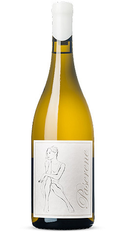Bottle of Paserene Chardonnay, Elgin 2021 white wine with citrus and oak.