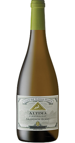 Bottle of Cape Of Good Hope 'Altima' Sauvignon Blanc, Overberg 2024 white wine with tropical and citrus notes.