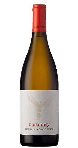 Bottle of Bartinney 'Hourglass' Chardonnay, Stellenbosch 2022 white wine with citrus and oak.