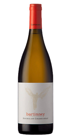 Bottle of Bartinney 'Hourglass' Chardonnay, Stellenbosch 2022 white wine with citrus and oak.