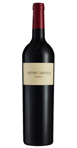 A bottle of 2014 Kevin Arnold Shiraz from Stellenbosch with vibrant red fruit and spicy undertones.