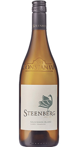Bottle of Steenberg Barrel Fermented Sauvignon Blanc 2023 from Constantia, South Africa with citrus, vanilla and stone fruit.