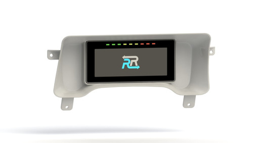 Jeep TJ Wrangler 97 - 06 EFI holley Haltech dashboard screen mount