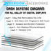 Dash defense screen protector holley EFI digital dash anti glare