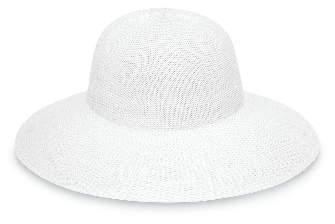 Chapeau De Soleil Victoria Pour Femme - Paille Synthétique - Bord 9 Cm - Ajustable Jusqu'à 58 Cm - Noir