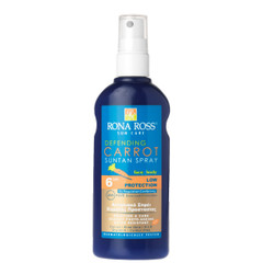 Rona Ross Carrot suntan sunscreen spray spf6