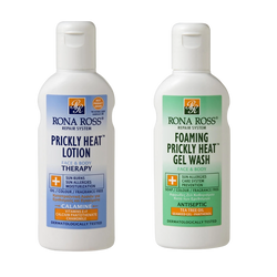 Rona Ross prickly heat therapy lotion and gel wash pack Rona Ross prickly heat therapy lotion and gel wash pack