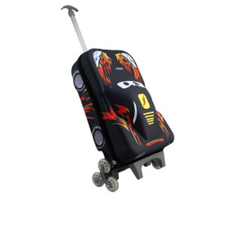 Kids roll along 3d car rollercase luggage