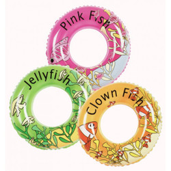 Bestway Inflatable 20" Child's Fish Swim Ring Bestway Inflatable 20" Child's Fish Swim Ring