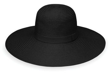 Womens Wallaroo Aria hat upf50 black Womens Wallaroo Aria hat upf50 black