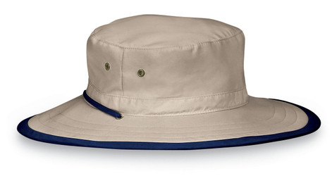 Wallaroo mens explorer safari style hat upf50 camel navy