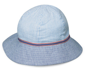 Wallaroo Baby UV UPF50 platypus sun hat seersucker Wallaroo Baby UV UPF50 platypus sun hat seersucker