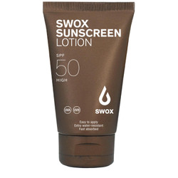 SWOX SPF50 Sunscreen lotion 150ml squeeze tube