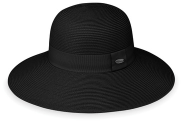 Womens Wallaroo Jane Seymour Margot hat upf50 black