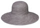 Womens Wallaroo UV scrunchie hat grey white dots Womens Wallaroo UV scrunchie hat grey white dots