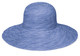 Womens Wallaroo UV scrunchie hat hydrangea white dots Womens Wallaroo UV scrunchie hat hydrangea white dots