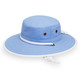 Wallaroo junior explorer safari style hat upf50 hydrangea white