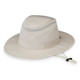 mens wallaroo upf50+ summit safari hat stone mens wallaroo upf50+ summit safari hat stone