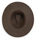 Womens Wallaroo Colorado UPF50+ Felt hat truffle bottom of hat