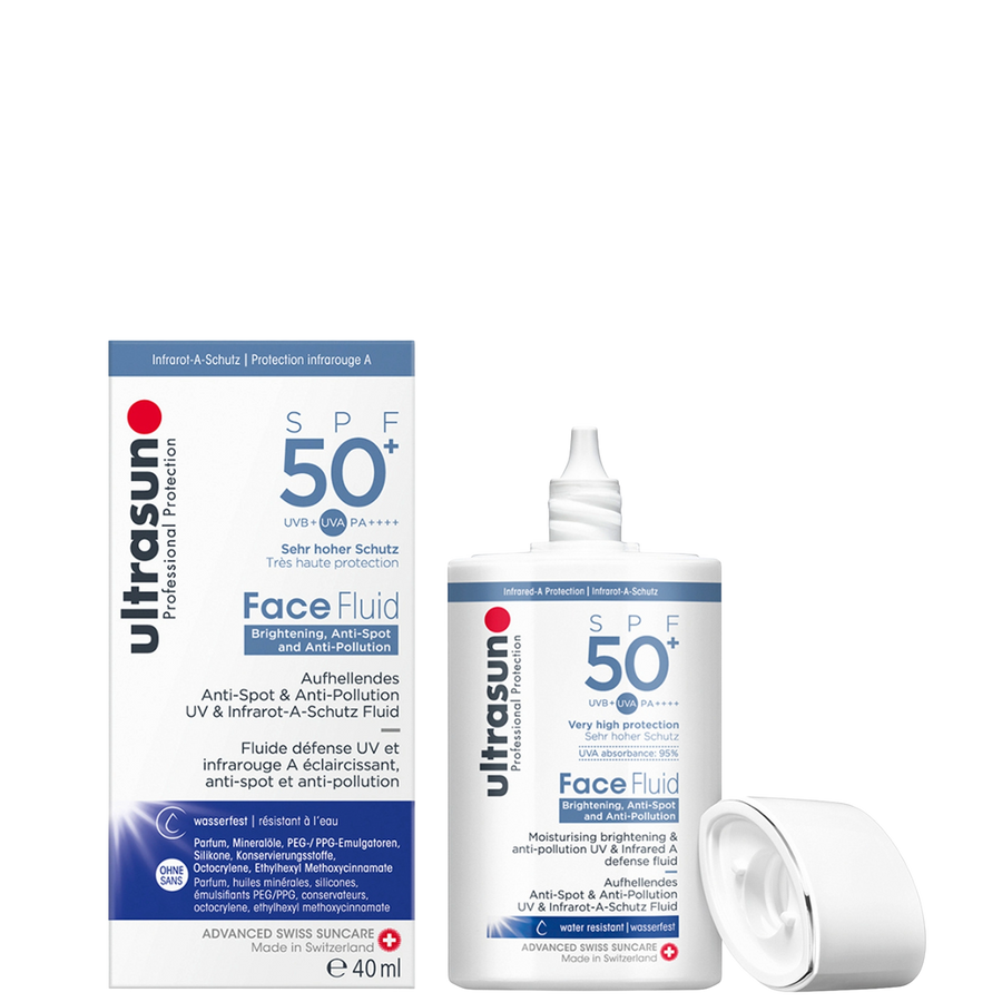 Ultrasun anti pollution spf50+ face fluid 40ml