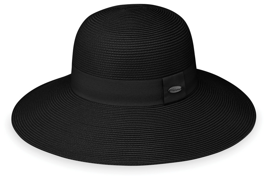 Womens Wallaroo Jane Seymour Margot hat upf50 black Womens Wallaroo Jane Seymour Margot hat upf50 black