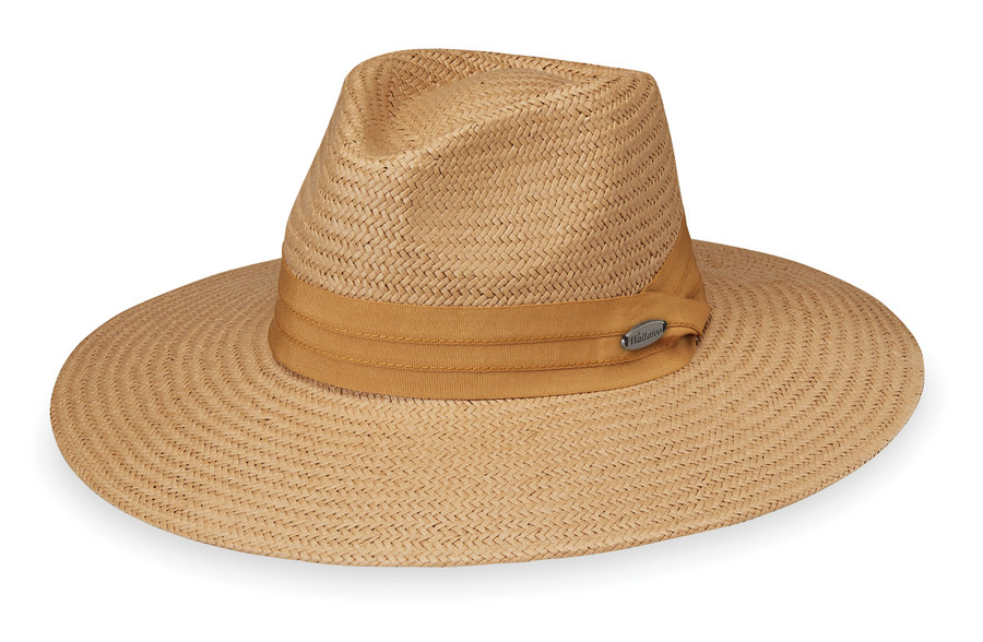 Womens Wallaroo Klara UPF50 hat camel