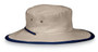 Wallaroo junior explorer safari style hat upf50 camel navy