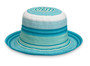 Wallaroo Petite nantucket girls UPF50+ sun hat aqua tones