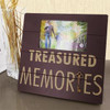 Treasured Memories Photo Picture MDF Brown Wood Frame