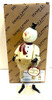 Merry & Bright Christmas Snowman 'Christmas Is On It's Way' Statue Ornament