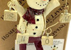Merry & Bright Christmas Snowman 'Snow' Statue Ornament