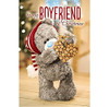 Me To You Tatty Teddy 3D Holographic Christmas Card Boyfriend