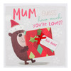 Hallmark Mum Christmas Card 'Big Hugs' Medium Square