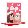 One I Love Christmas Card with 3D Finish